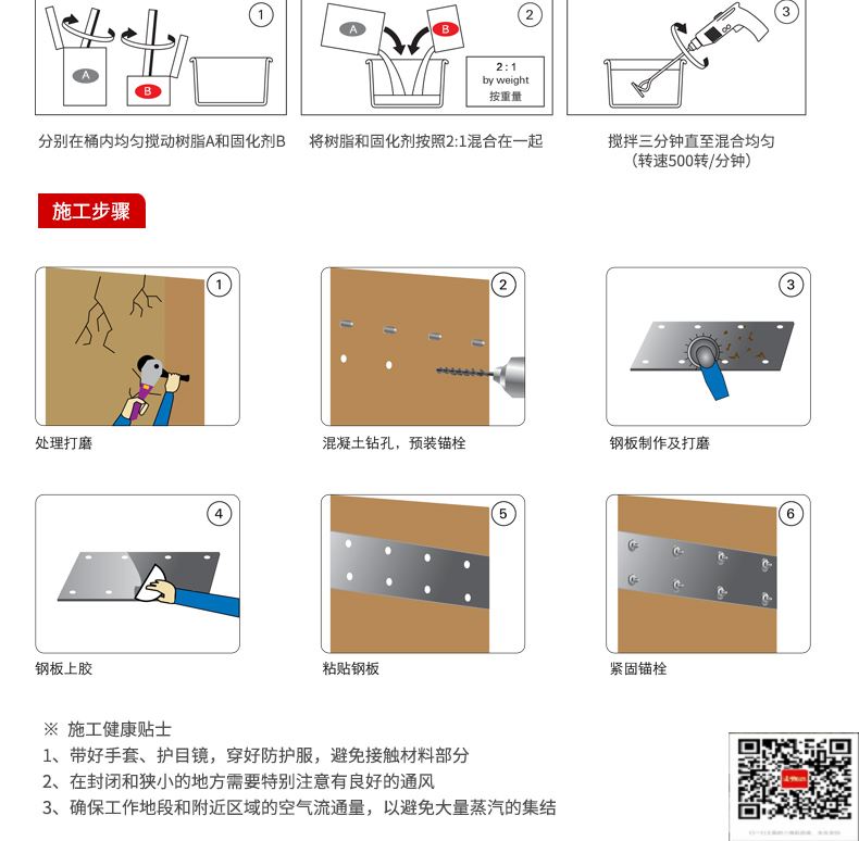 包钢陆河粘钢加固施工过程